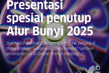 Alur Bunyi 2025, Ten~neT, Indra Perkasa, Firzi O, Goethe-Institut Bandung, Musik Elektronik, Pertunjukan Audiovisual, Musik Eksperimen, Bandung Event, Electronic Performance